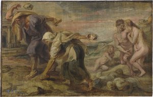 Deucalion and Pyrrha by Peter Paul Rubens
