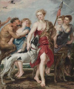 Diana and Her Nymphs Departing for the Hunt, circa 1615 by Peter Paul Rubens