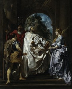 Saints Gregory, Maurus, Papianus, and Domitilla by Peter Paul Rubens