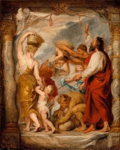The Gathering of Manna by Peter Paul Rubens