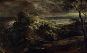 Landscape with the Shipwreck of Paul by Peter Paul Rubens