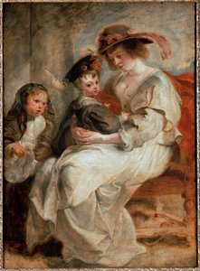 Helene Fourment with Her Children by Peter Paul Rubens