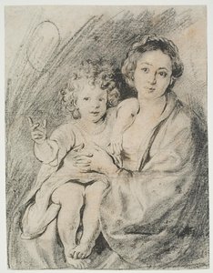 Virgin Mary with Child by Peter Paul Rubens