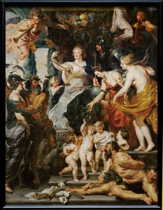 The Happiness of the Regency by Peter Paul Rubens