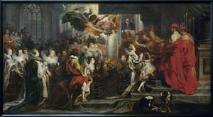 The Coronation of Marie de Medicis at St. Denis by Peter Paul Rubens