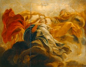 The Coronation of the Virgin by God the Father and Jesus Christ by Peter Paul Rubens