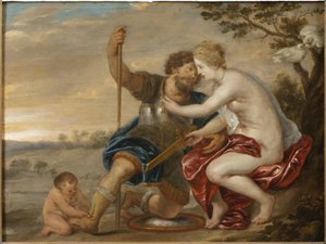 Mars, Venus and Cupid by Peter Paul Rubens
