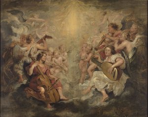 Music Making Angels by Peter Paul Rubens