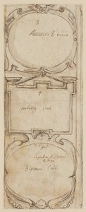Ornamental Frames (verso of Creation of Animals) by Peter Paul Rubens