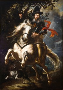 Portrait of Giò Carlo Doria on horseback
