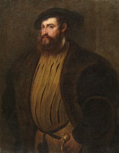 Portrait of Hernan Cortez (after Titian)
