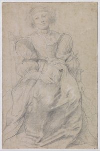 Portrait of Hélène Fourment by Peter Paul Rubens
