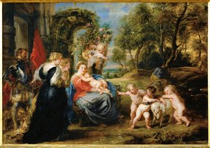 Rest on the Flight to Egypt, c.1632-35 by Peter Paul Rubens