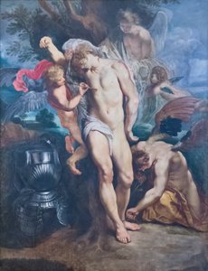 Saint Sebastian Healed by Angels