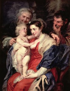 The Holy Family with St. Anne by Peter Paul Rubens