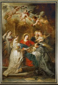 The Holy Virgin Appears to Saint Ildefonso by Peter Paul Rubens
