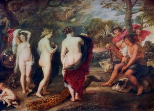 The Judgment of Paris, c. 1635-1638, 1912 by Peter Paul Rubens