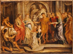 The Marriages of Constantine and Fausta and of Constantia and Licinius by Peter Paul Rubens