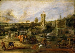 The Tournament by Peter Paul Rubens