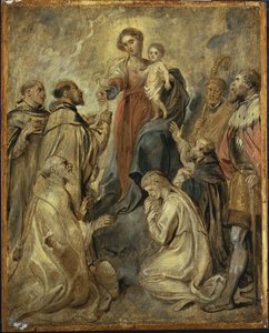 The Virgin and Child of the Rosary by Peter Paul Rubens