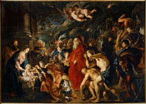 The Adoration of the Three Magi by Peter Paul Rubens