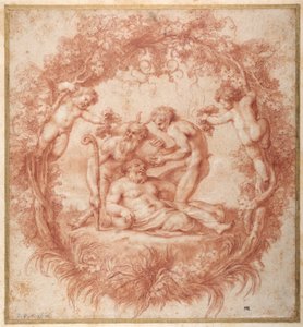 The Design of the Tazza Farnese by Peter Paul Rubens