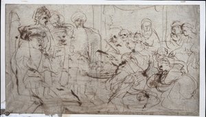 Tomyris with the Head of Cyrus (verso) by Peter Paul Rubens