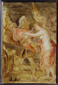 Venus accompanies Mars to war by Peter Paul Rubens