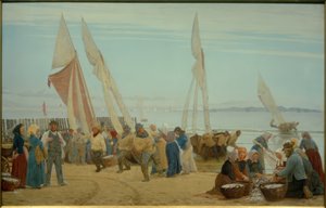 Morning at Hornbaek. The Fishermen Come Ashore