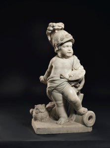 Putto Representing Learning and the Arts by Peter Van Den Branden