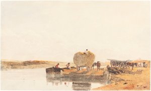 Evening on the Foss Dyke near Lincoln