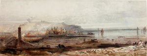View of a Harbour, about 1830-1840