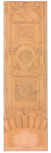 Arabesque with Depictions of Oedipus, Eteocles, and Polynices by Peter von Cornelius