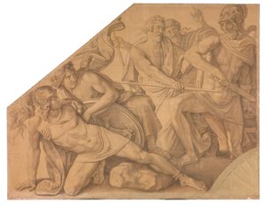 The Duel between Ajax and Hector by Peter von Cornelius