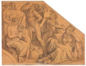 The Raging Diomedes by Peter von Cornelius
