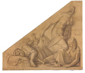 Eos, Tithonus and Memnon by Peter von Cornelius