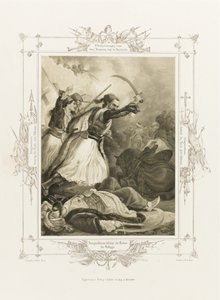 Christos Anagnostaras from the Album of Greek Heroism by Peter von Hess