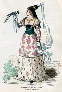 Lady of the manor of the time of Charles VI of France, 1395