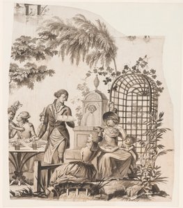 Fragments of an Incomplete Cartoon for Cotton Printing by Petitpierre and Compe. Nantes