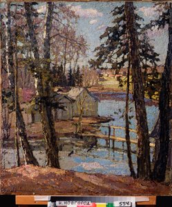 Spring. At a Pond
