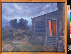 Blue Landscape by Petr Savvic Utkin