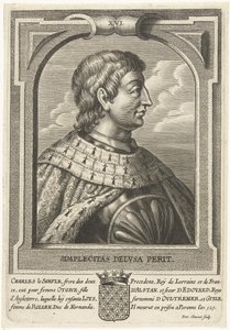 Charles III the Simple, King of Western Francia by Petrus Clouwet
