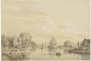 View of the Vecht Towards the Slotzigt Estate