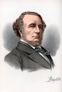 Richard Monckton Milnes, 1st Baron Houghton, English Poet and Politician, c. 1890