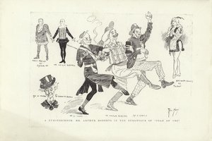 A Reminiscence, Mr Arthur Roberts in the Burlesque of Joan of Arc by Phil May