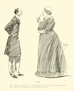 Cartoon by Phil May, from the 1890s by Phil May