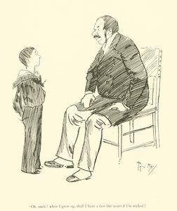 Cartoon by Phil May, from the 1890s by Phil May