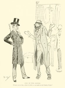 Cartoon by Phil May, from the 1890s by Phil May