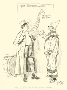 Cartoon by Phil May, from the 1890s by Phil May