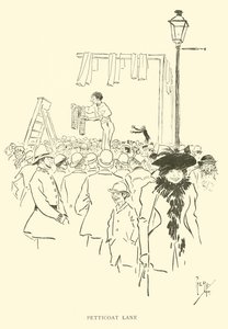 Cartoon by Phil May, from the 1890s by Phil May